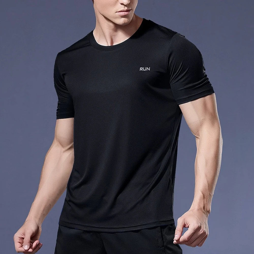 Hoge kwaliteits sport T-Shirt Heren – Sneldrogend Hardloop & Gym Shirt