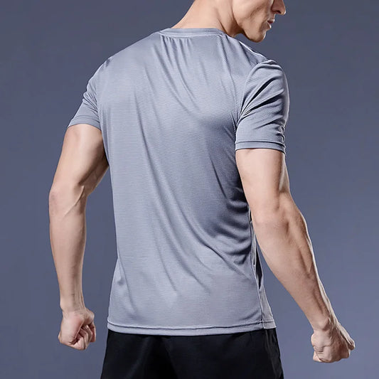 Hoge kwaliteits sport T-Shirt Heren – Sneldrogend Hardloop & Gym Shirt