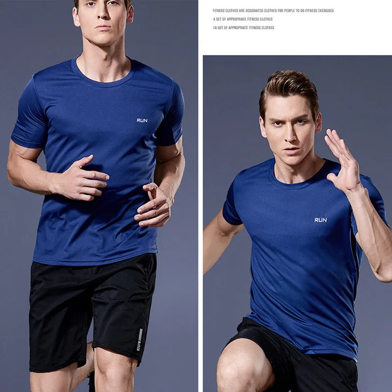 Hoge kwaliteits sport T-Shirt Heren – Sneldrogend Hardloop & Gym Shirt