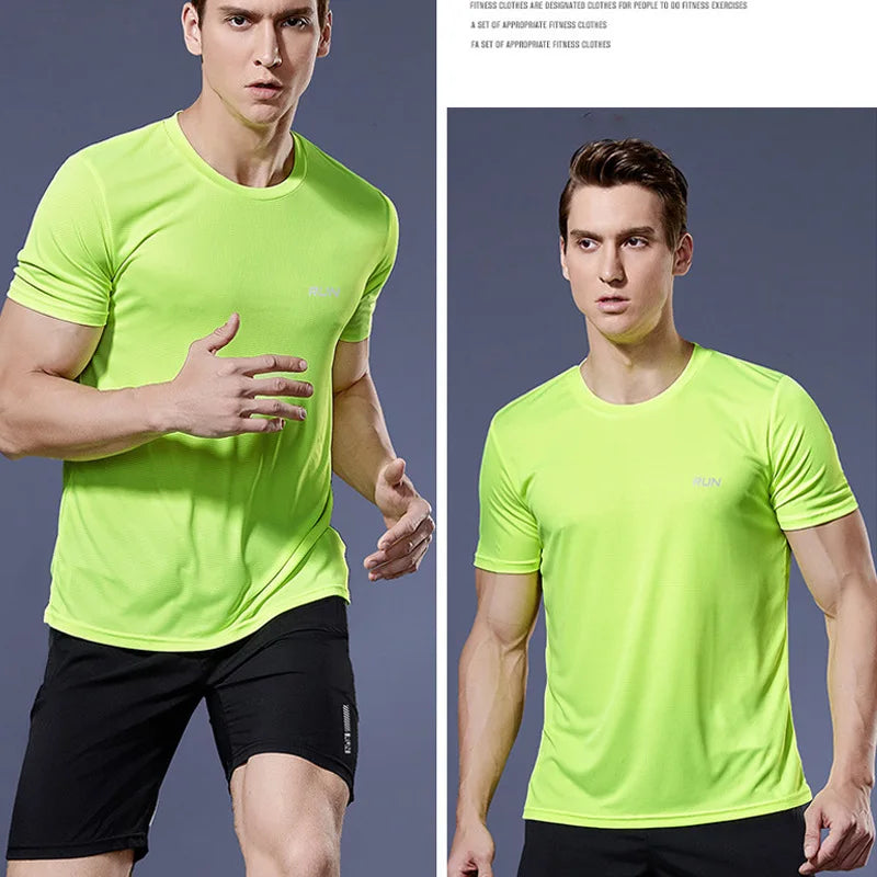 Hoge kwaliteits sport T-Shirt Heren – Sneldrogend Hardloop & Gym Shirt