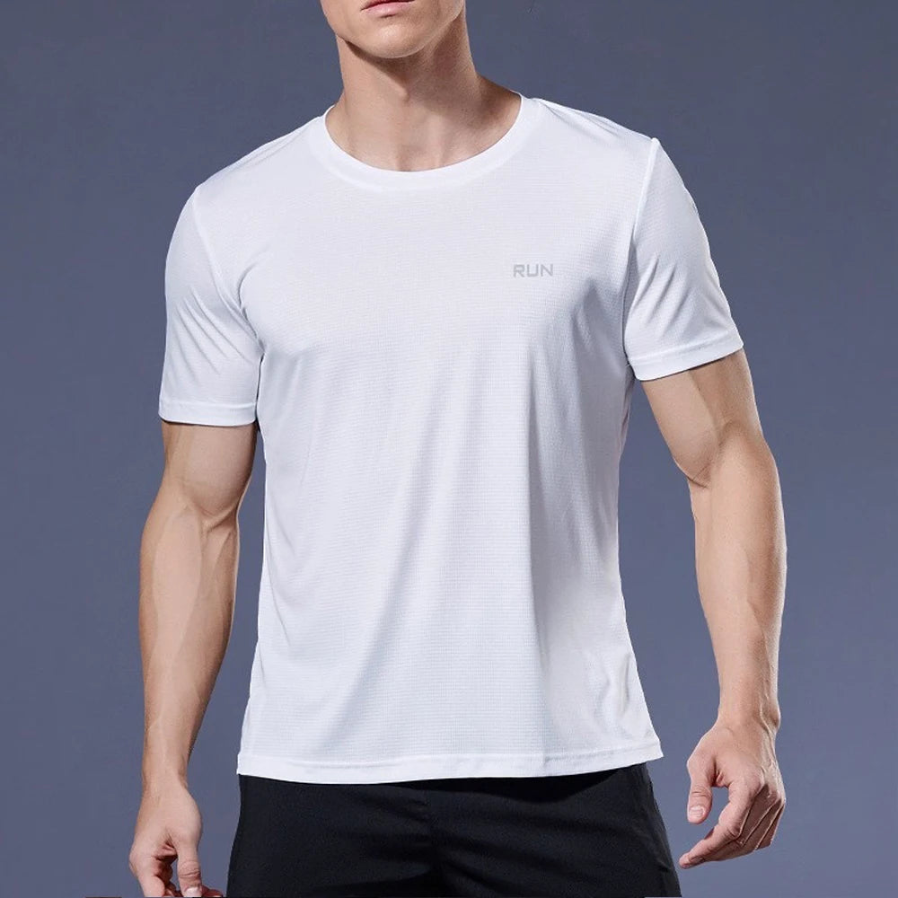 Hoge kwaliteits sport T-Shirt Heren – Sneldrogend Hardloop & Gym Shirt